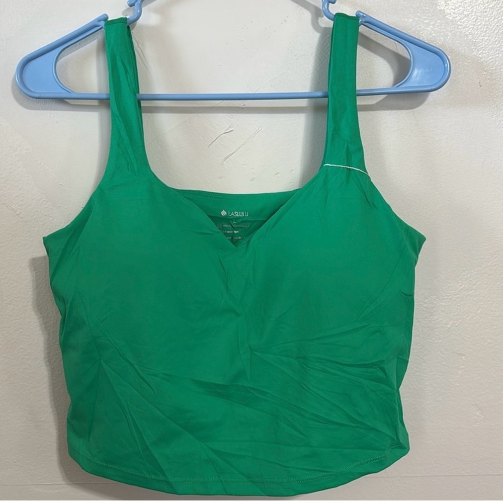 Laslulu Emerald Green Bra Top Large. New